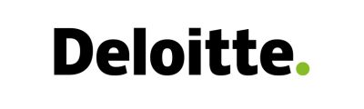 The logo for Deloitte