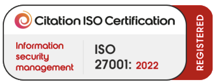 ISO 27001:2022 cert mark- Renovotec